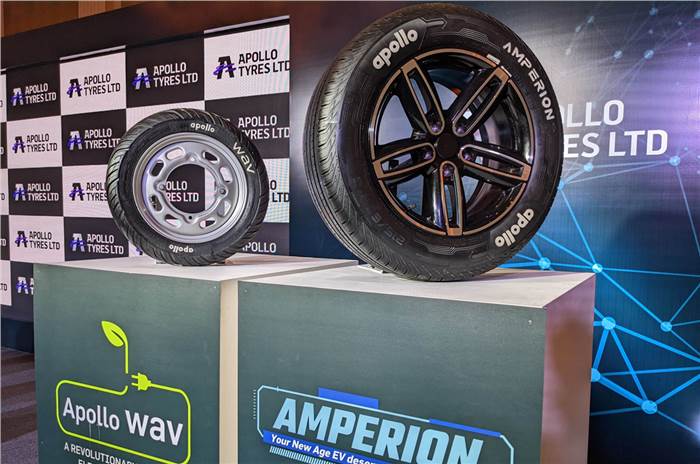 Apollo Amperion and WAV EV-specific tyres 